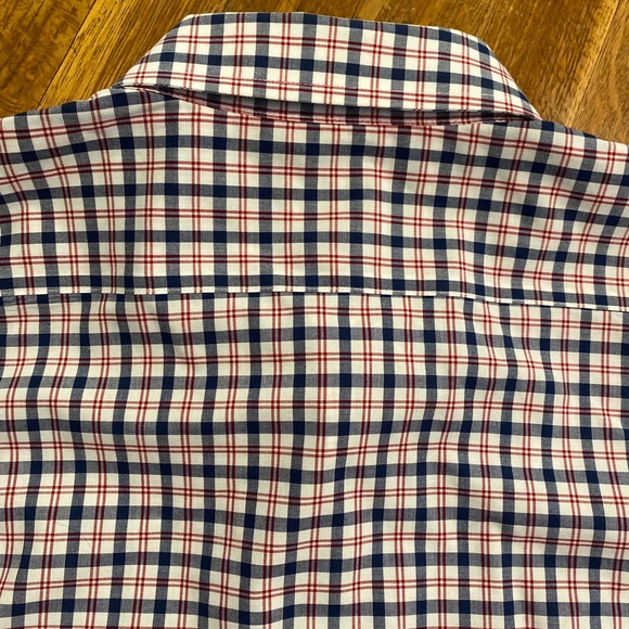 LL Bean Button Down Shirt Mens Large Reg Traditional Fit Long Sleeve Plaid - Picture 5 of 11